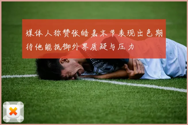 媒体人称赞张皓嘉末节表现出色期待他能抵御外界质疑与压力